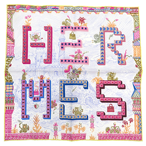 Hermès 90cm 時尚方巾 