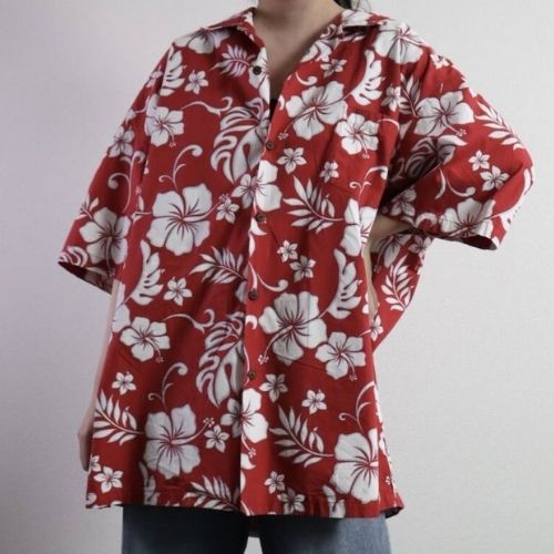 -懷舊古著-花襯衫