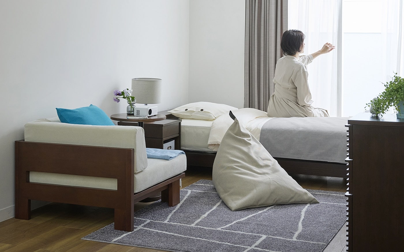 6畳レイアウト術｜女子のワンルーム部屋をおしゃれに見せるコツと実例紹介 | a.flat 風が運ぶ、自然の贈りもの - 自由が丘(目黒通り ...