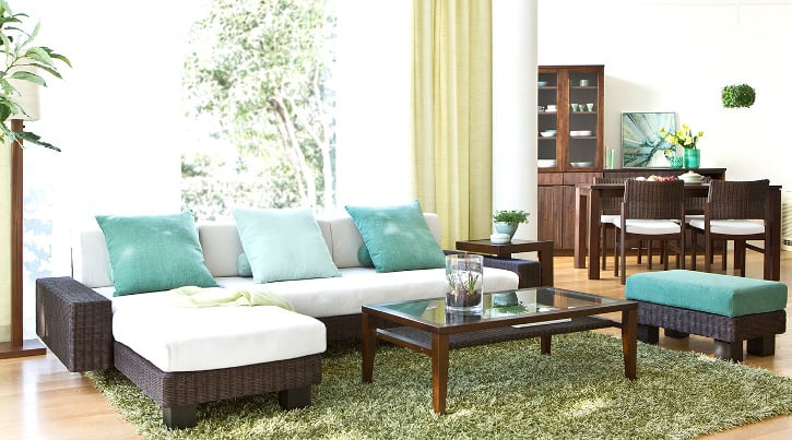 特集 長く使える家具の選び方 毎日を共に過ごす家具 A Flat その暮らしに アジアの風を 目黒通り 新宿 大阪梅田 グランフロント北館