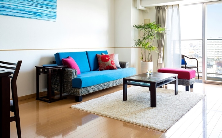 沖縄の海と森に包まれた インテリアコーディネート実例10選 A Flat その暮らしに アジアの風を 目黒通り 新宿 大阪梅田 グランフロント北館