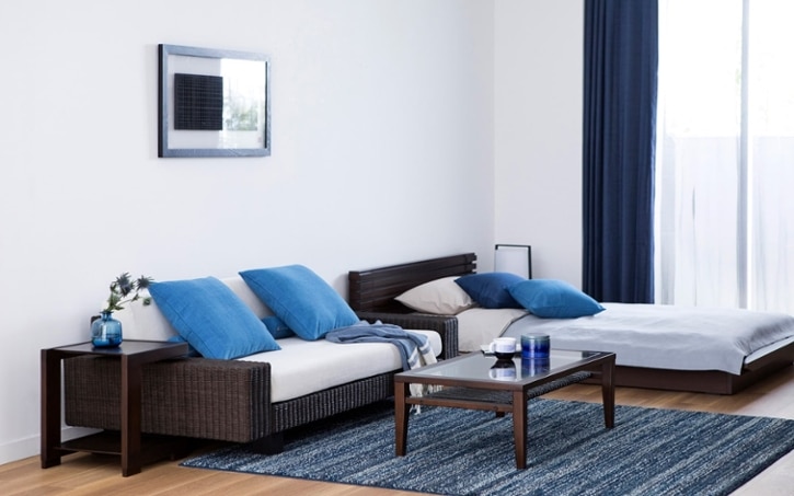 ワンルーム 一人暮らしの理想を叶えるインテリアコーディネート A Flat その暮らしに アジアの風を 目黒通り 新宿 大阪梅田 グランフロント北館