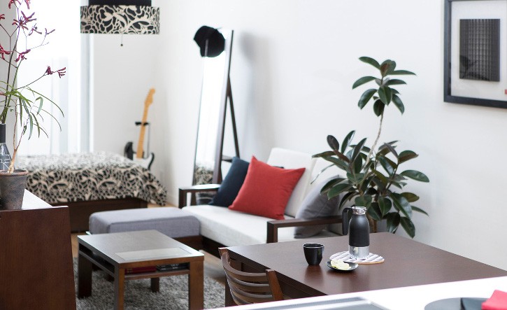 インテリア実例 シンプルでおしゃれな一人暮らしの部屋コーディネート A Flat その暮らしに アジアの風を 目黒通り 新宿 大阪梅田 グランフロント北館