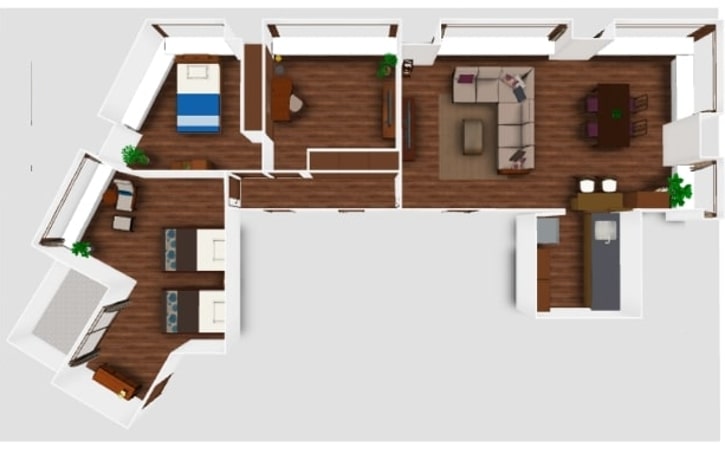 特集 3ldkのレイアウト インテリアコーディネートで家族との素敵な時間を過ごす A Flat その暮らしに アジアの風を 目黒通り 新宿 大阪梅田 グランフロント北館