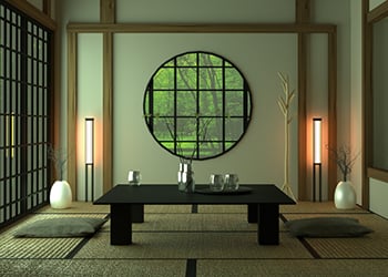 一人暮らしの部屋 情緒ある佇まいの和モダンなインテリアコーディネート A Flat その暮らしに アジアの風を 目黒通り 新宿 大阪梅田 グランフロント北館