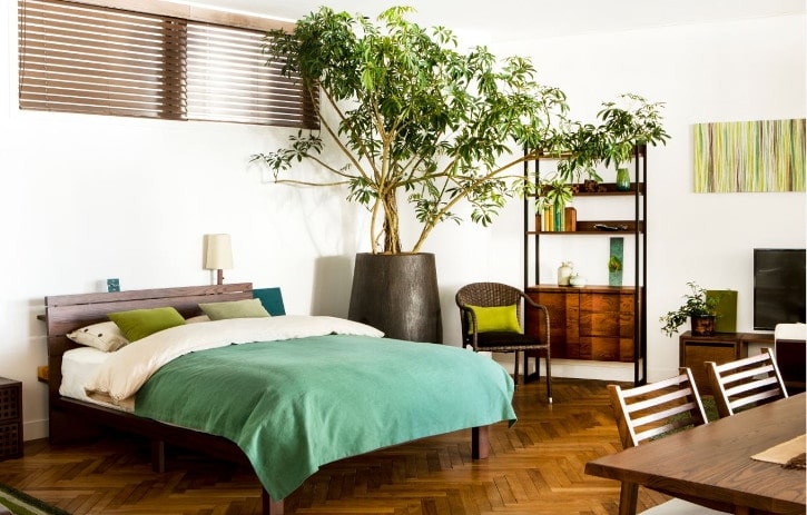 インテリア実例 ワンルームで叶えたホテルライクなインテリアコーディネート A Flat その暮らしに アジアの風を 目黒通り 新宿 大阪梅田 グランフロント北館