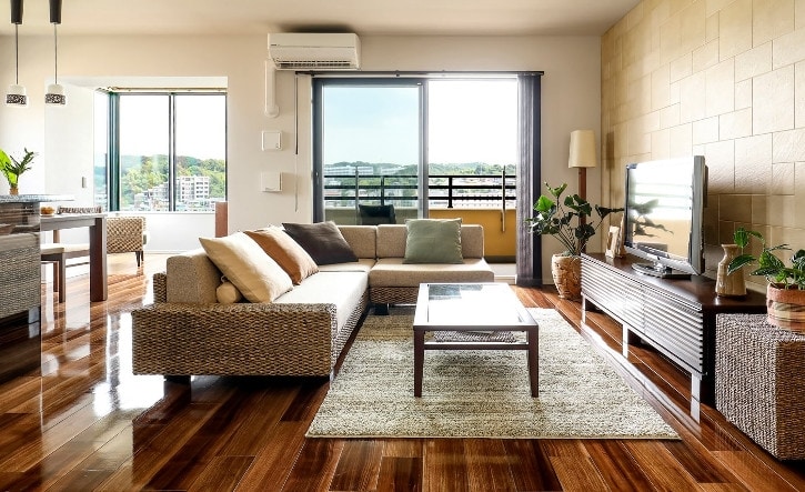 インテリア実例 リフォームで2ldkを3ldkのように暮らすこだわりのマンション A Flat その暮らしに アジアの風を 目黒通り 新宿 大阪梅田 グランフロント北館