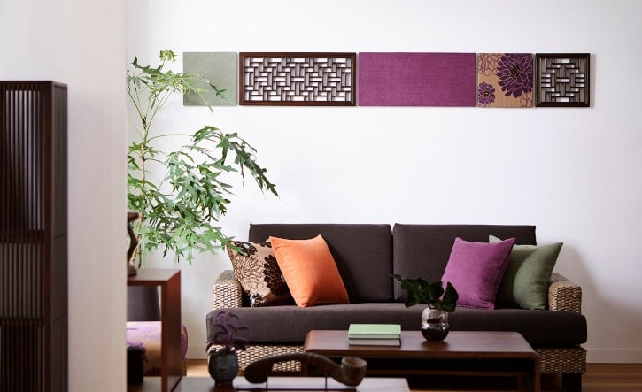 実例付き おしゃれなアートパネルで彩りのある空間づくり A Flat その暮らしに アジアの風を 目黒通り 新宿 大阪梅田 グランフロント北館