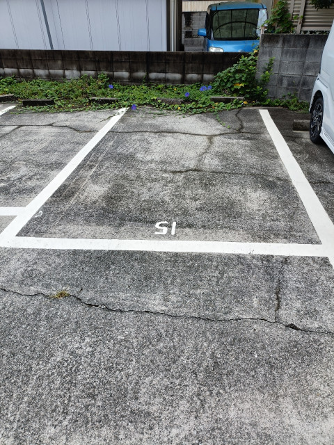 伊丹市南野、ラスタホール向かい、金城文化の月極駐車場15.16.17番の駐車場写真