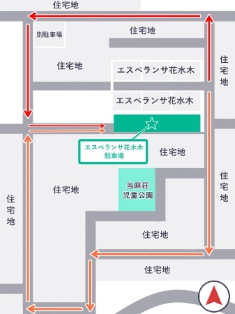 エスペランサ花水木駐車場の駐車場写真