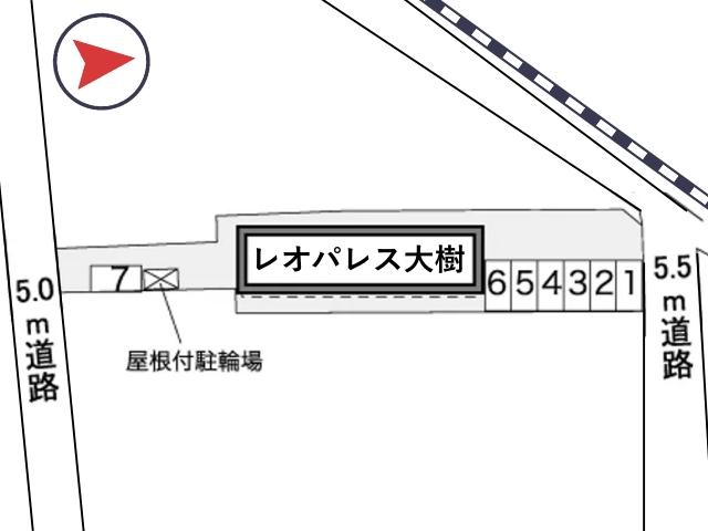 レオパレス大樹駐車場【40255】の駐車場写真