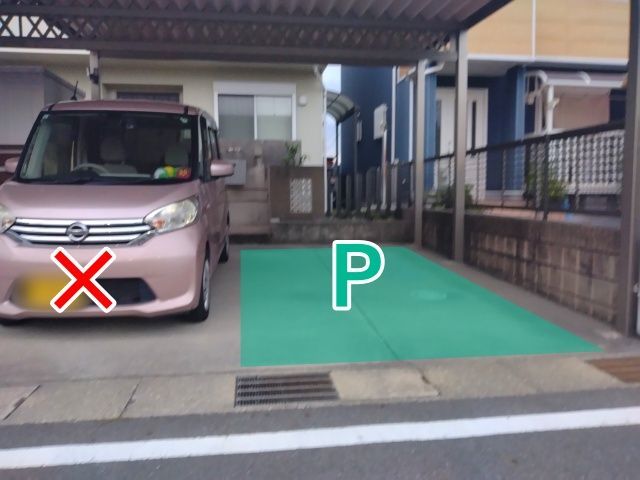 屋根付きakkipa駐車場の駐車場写真