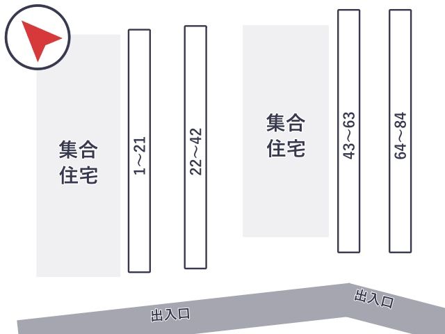 県営宝塚切畑住宅 駐車場の駐車場写真