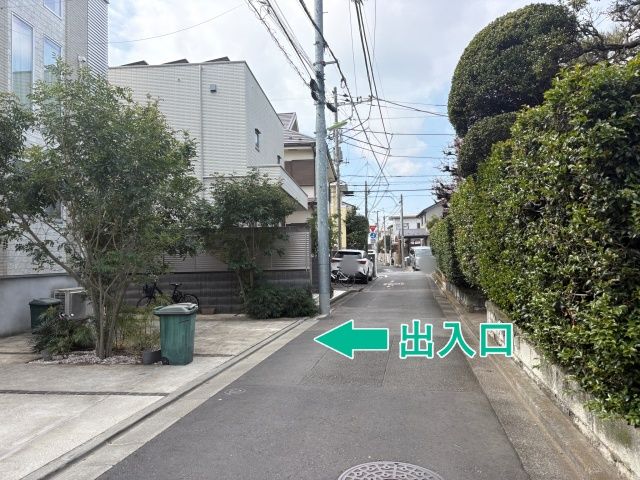 [042b8]奥沢1丁目25 階段なし▽個宅アキッパ駐車場の駐車場写真