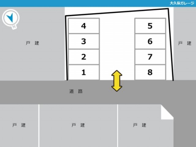 大久保大竹駐車場６番の駐車場写真