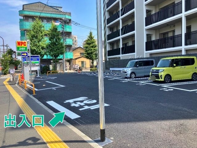 NPC24H江戸川区中央1丁目パーキングの駐車場写真