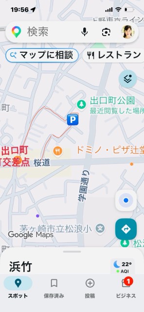 出口町公園南隣May English駐車場の駐車場写真