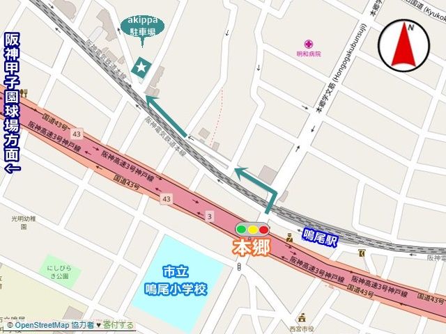 周辺のマップです。