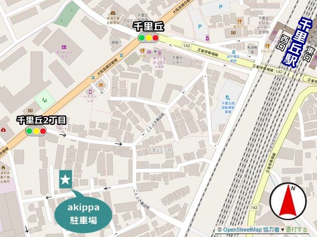 駐車場周辺地図