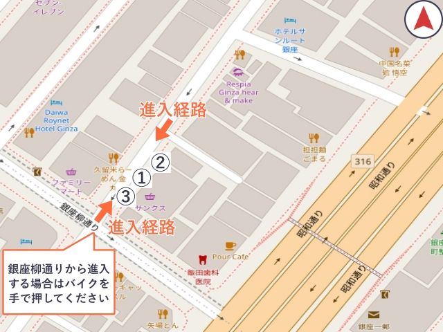 駐車場周辺地図