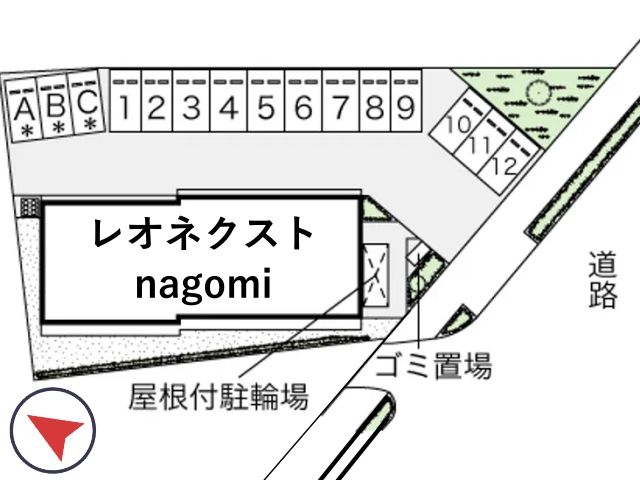レオネクストnagomi駐車場【51525】の駐車場写真