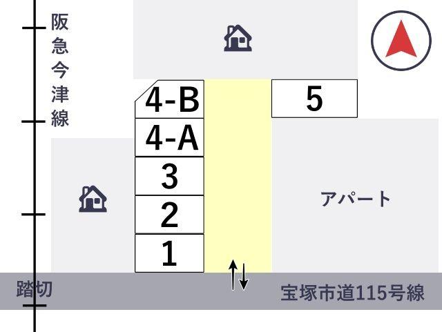 阪神競馬場谷口町2-36駐車場の駐車場写真