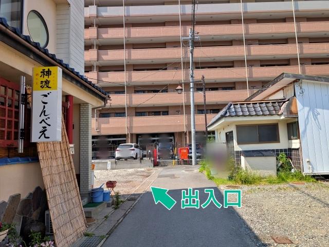 【諏訪湖の花火】8/15 アキッパ 諏訪市大手2丁目臨時駐車場の駐車場写真