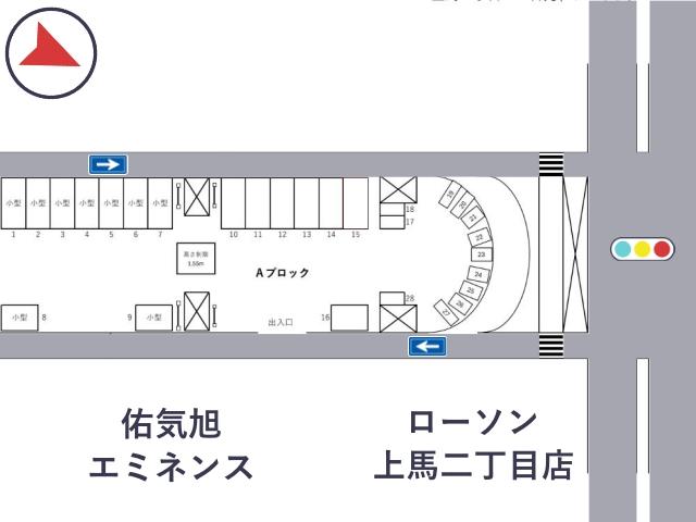 0050駒留駐車場 Aブロック (28)【バイク専用】の駐車場写真