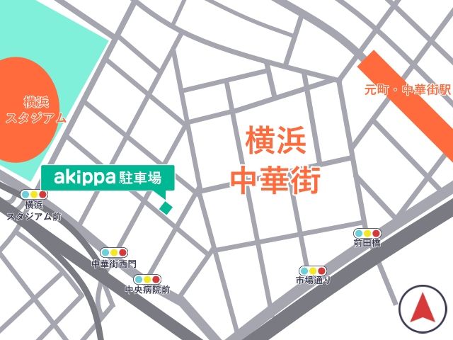 駐車場周辺地図