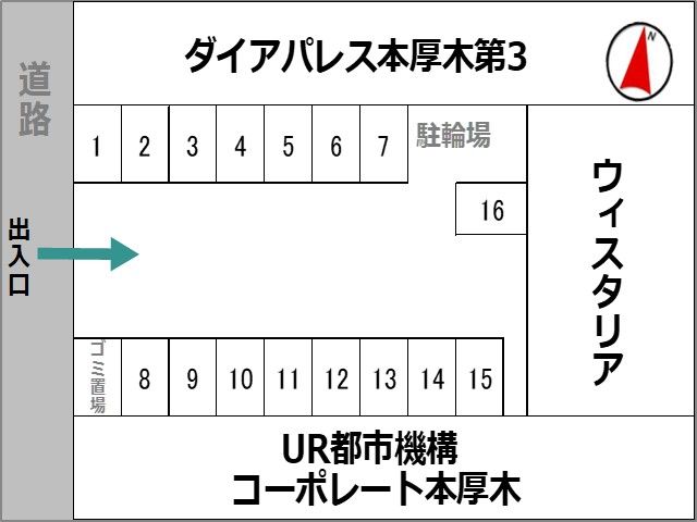 ウィスタリア駐車場の駐車場写真