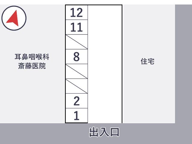 山田3丁目1-2駐車場の駐車場写真