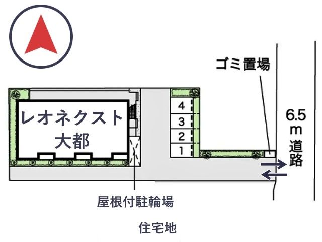 レオネクスト大都駐車場【52375】の駐車場写真
