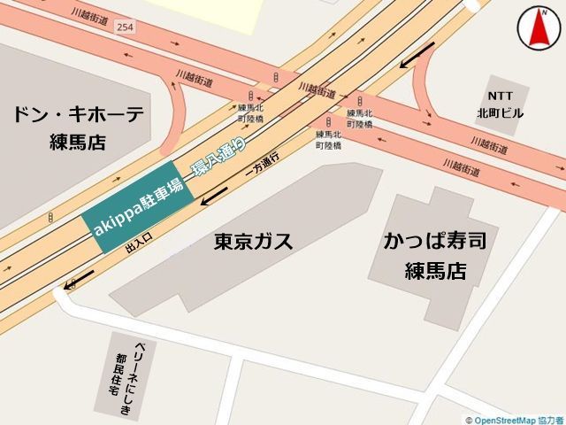 駐車場周辺地図