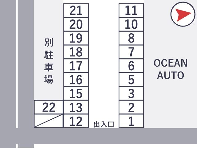 南区上鳥羽北島田町64 月極◉アキッパ駐車場の駐車場写真