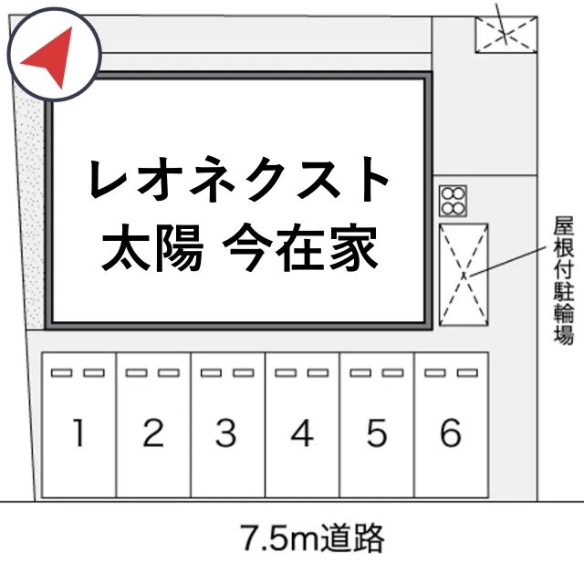 レオネクスト太陽 今在家駐車場【44482】の駐車場写真
