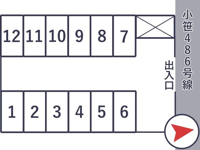 小笹の杜駐車場【高さ制限あり】の駐車場写真