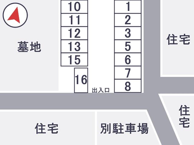 小田原:誓願寺月極駐車場の駐車場写真