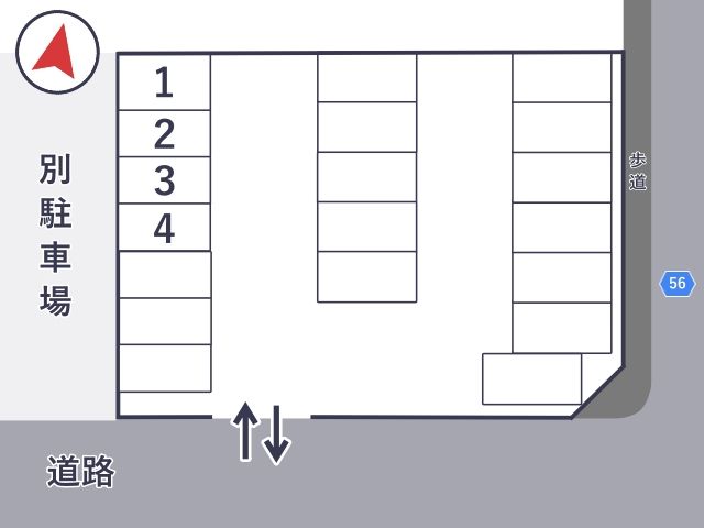 JR植田駅前第1駐車場の駐車場写真