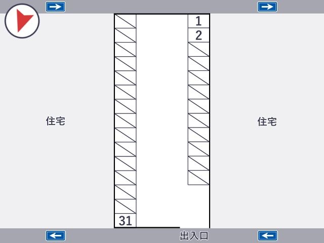 北頭4丁目68駐車場の駐車場写真