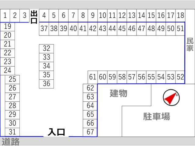 駐車場区画図