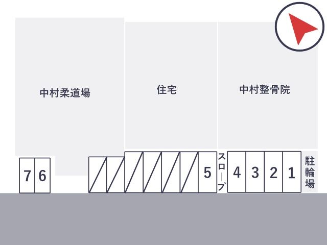 【定休日】中村整骨院×柔道場◉アキッパ駐車場の駐車場写真