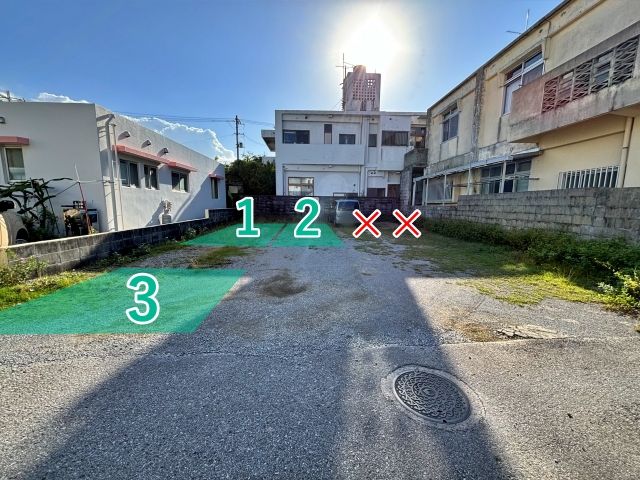 [13730]名護市城1丁目20 アキッパ駐車場の駐車場写真