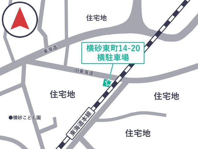 静岡県静岡市清水区横砂東町14-20の駐車場写真