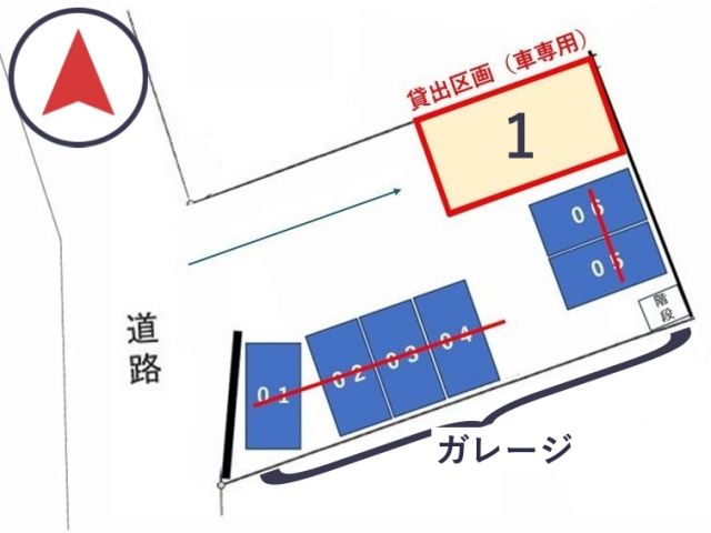 パーキングマーケット：志堅原駐車場の駐車場写真
