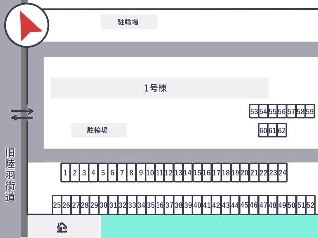 ビレッジハウス矢吹【E-239】の駐車場写真