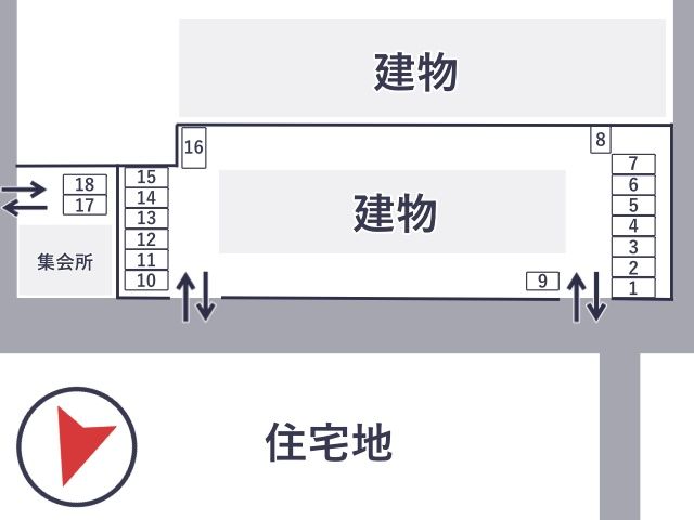 轟町第2団地内有料駐車場の駐車場写真