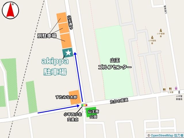駐車場周辺地図
