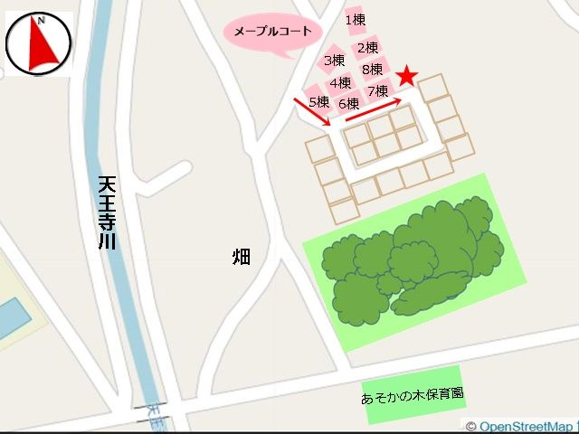 周辺の地図です。