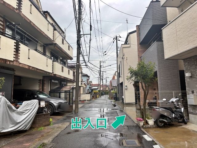 [1a38e]中原区上平間 個宅アキッパ駐車場の駐車場写真