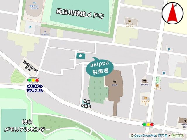 駐車場周辺地図